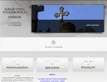 Tablet Screenshot of cmentarz.starkom.pl